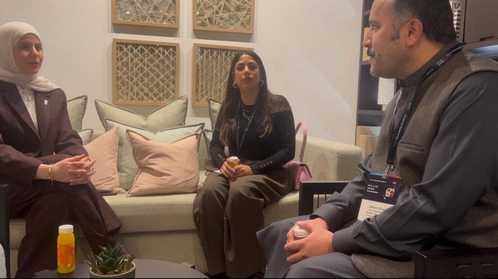 Aleem Shah Khilji meeting with Yasmine Hamdar