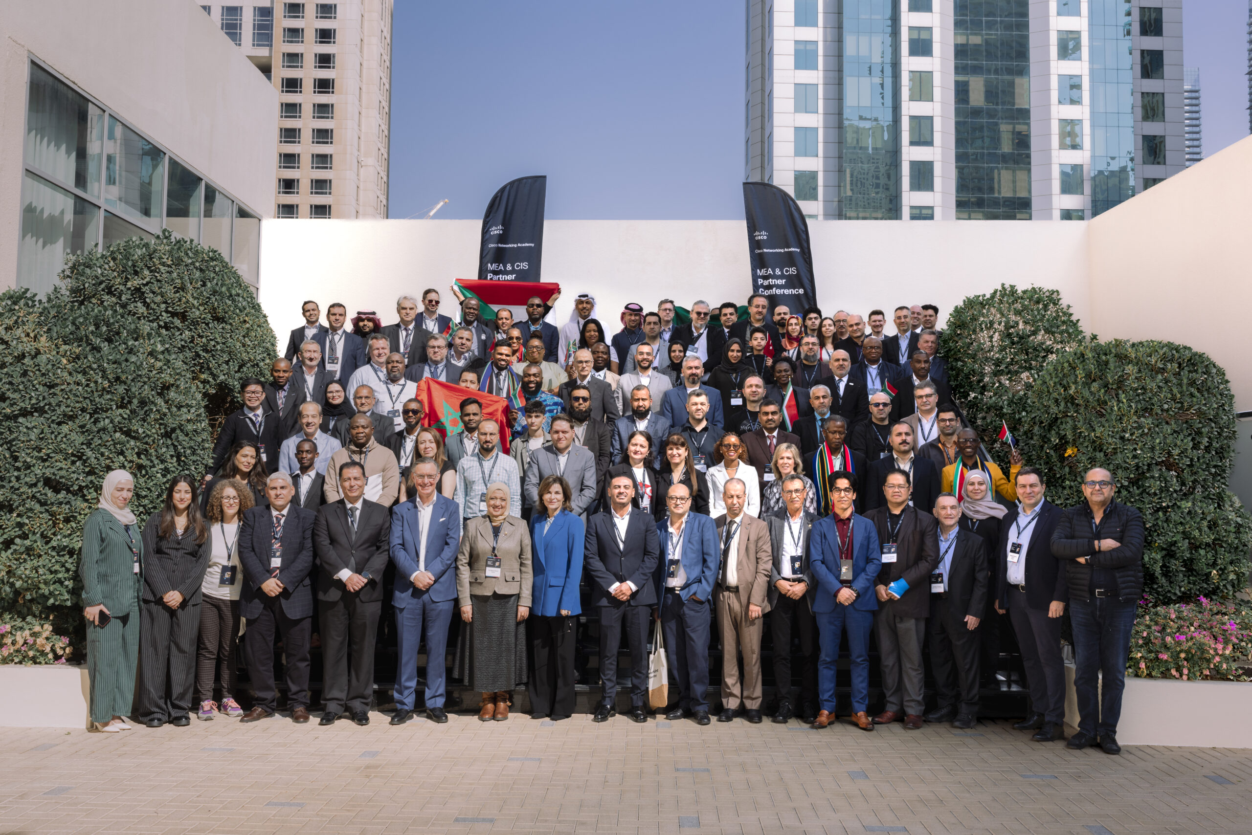 aleem shah Khilji at Dubai Summit 2026 forCisco NetAcad Support Center